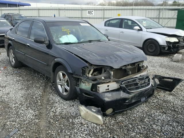 JN1CA31DX1T836916 - 2001 NISSAN MAXIMA GXE BLACK photo 1