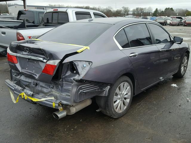 1HGCR2F8XEA122525 - 2014 HONDA ACCORD EXL GRAY photo 4