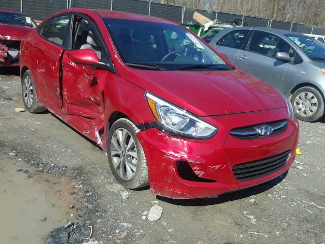 KMHCT4AE1HU359959 - 2017 HYUNDAI ACCENT SE RED photo 1