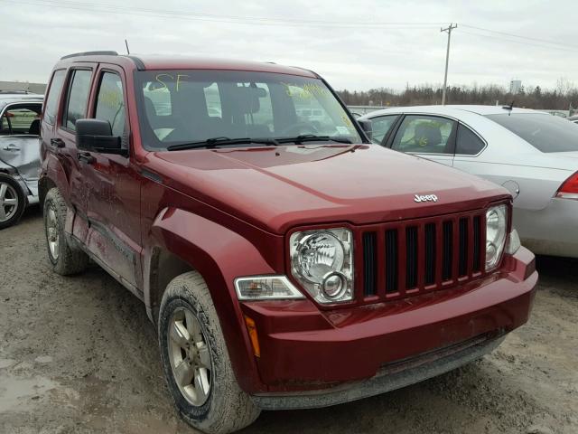 1C4PJMAK3CW124333 - 2012 JEEP LIBERTY SP RED photo 1