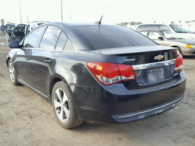 1G1PG5S97B7169549 - 2011 CHEVROLET CRUZE LT BLACK photo 3