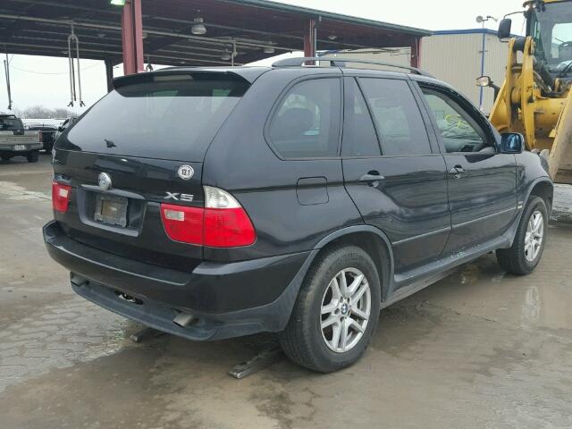 5UXFA13575LY02831 - 2005 BMW X5 3.0I BLACK photo 4