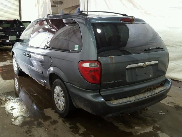 2A4GP44R56R881894 - 2006 CHRYSLER TOWN & COU BLUE photo 3