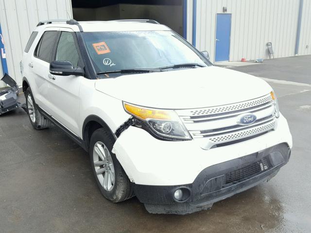 1FM5K7D84FGC02490 - 2015 FORD EXPLORER X WHITE photo 1