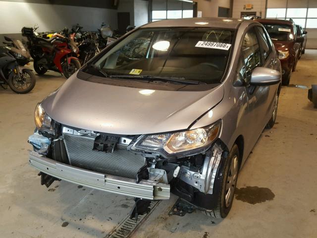 3HGGK5H54HM706176 - 2017 HONDA FIT LX SILVER photo 2