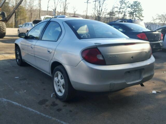 1P3ES46C2YD679184 - 2000 PLYMOUTH NEON BASE 银色 照片 3