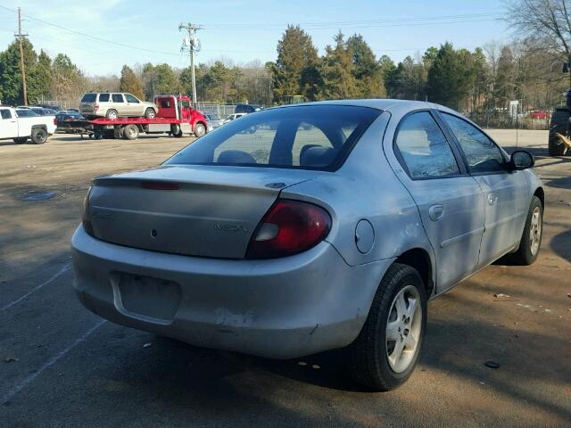 1P3ES46C2YD679184 - 2000 PLYMOUTH NEON BASE 银色 照片 4