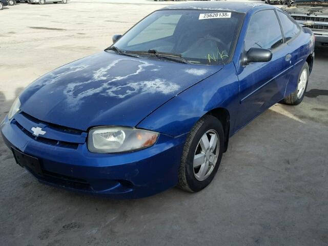 1G1JF12F047246191 - 2004 CHEVROLET CAVALIER L BLUE photo 2