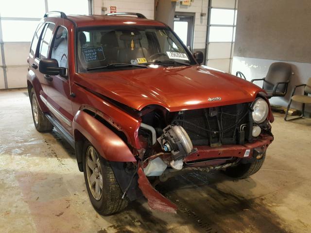 1J8GL58K95W644697 - 2005 JEEP LIBERTY LI RED photo 1