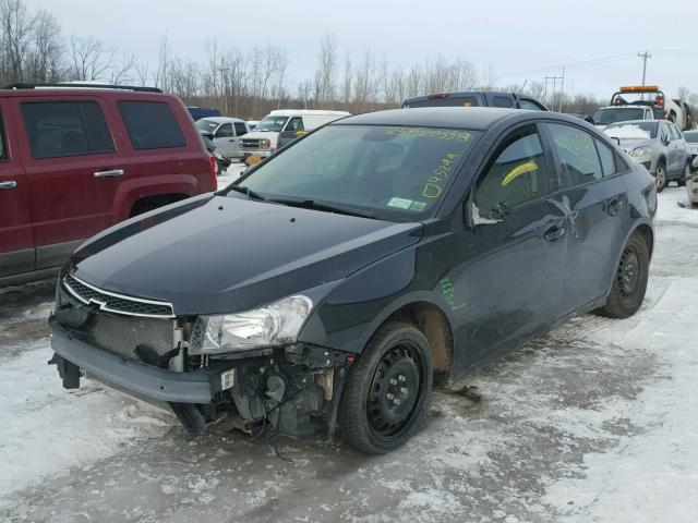 1G1PA5SG6D7295176 - 2013 CHEVROLET CRUZE LS BLACK photo 2