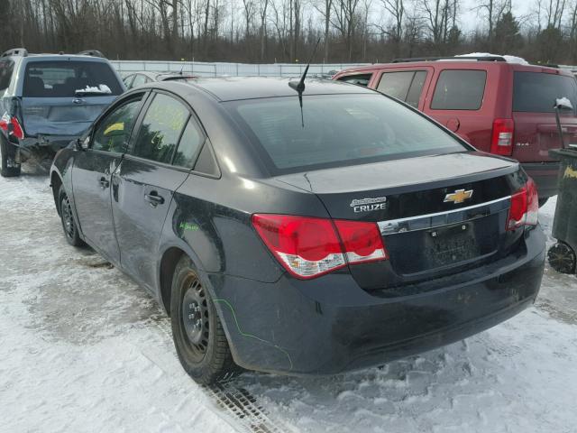 1G1PA5SG6D7295176 - 2013 CHEVROLET CRUZE LS BLACK photo 3