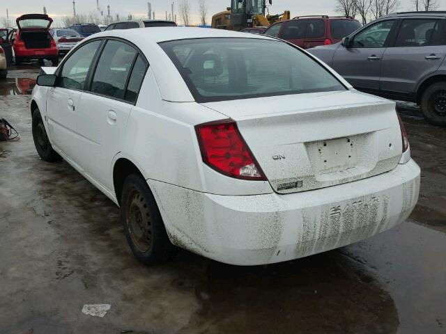 1G8AJ55F67Z185358 - 2007 SATURN ION LEVEL თეთრი ფოტო 3