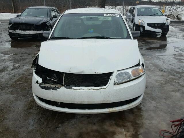 1G8AJ55F67Z185358 - 2007 SATURN ION LEVEL თეთრი ფოტო 9