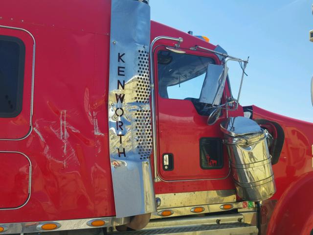 1XKWD49X39J241228 - 2009 KENWORTH CONSTRUCTI RED photo 9