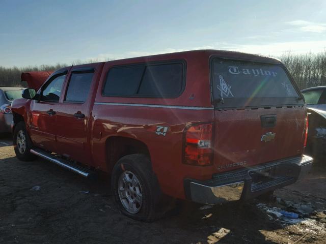 2GCEK13M881177352 - 2008 CHEVROLET SILVERADO RED photo 3