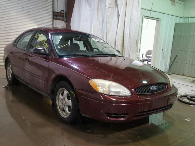 1FAFP55244A210653 - 2004 FORD TAURUS SES RED photo 1