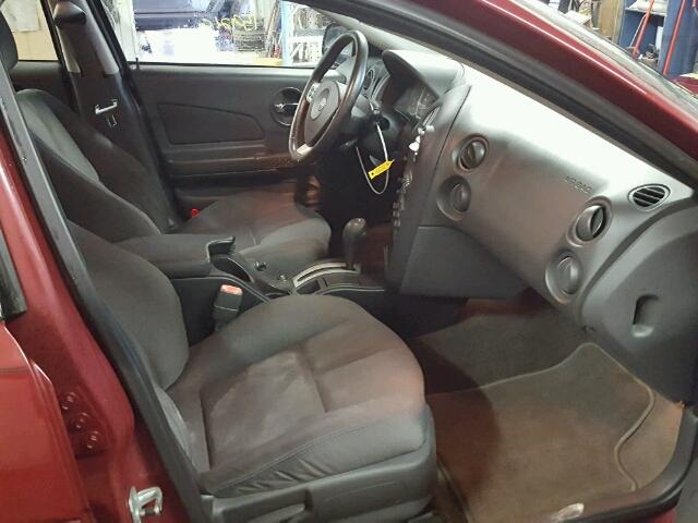 2G2WS522751142197 - 2005 PONTIAC GRAND PRIX Tünd qırmızı foto 5