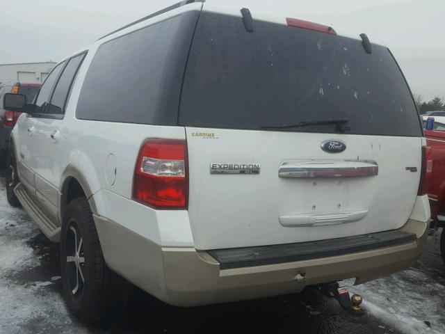 1FMFK17527LA19049 - 2007 FORD EXPEDITION WHITE photo 3