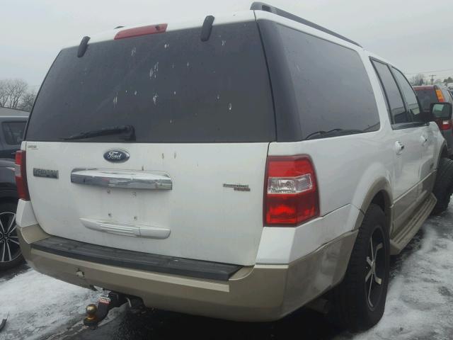 1FMFK17527LA19049 - 2007 FORD EXPEDITION WHITE photo 4