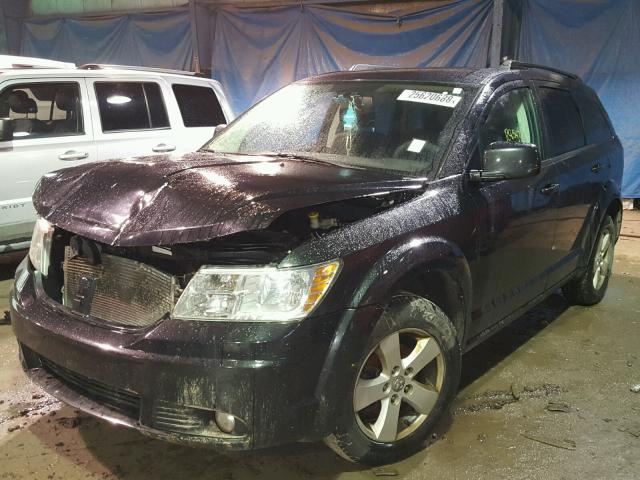 3D4PG5FV9AT160184 - 2010 DODGE JOURNEY SX BLACK photo 2