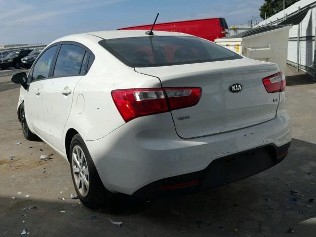 KNADM4A38F6507172 - 2015 KIA RIO LX Սպիտակ լուսանկար 3