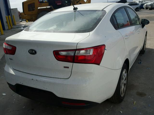 KNADM4A38F6507172 - 2015 KIA RIO LX Սպիտակ լուսանկար 4