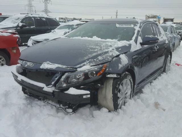 5XXGN4A73FG462563 - 2015 KIA OPTIMA EX BLUE photo 2