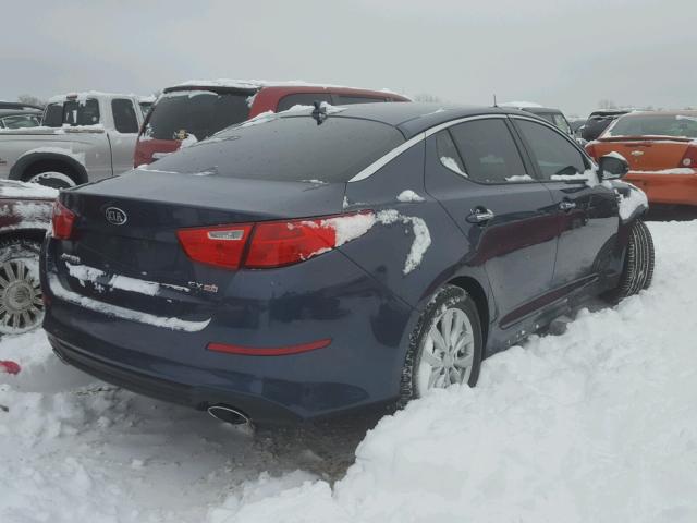 5XXGN4A73FG462563 - 2015 KIA OPTIMA EX BLUE photo 4