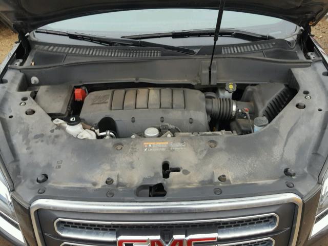 1GKKVRKD9FJ355335 - 2015 GMC ACADIA SLT შავი ფოტო 7