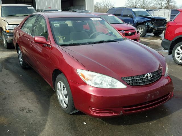 4T1BE32K34U369441 - 2004 TOYOTA CAMRY LE RED photo 1