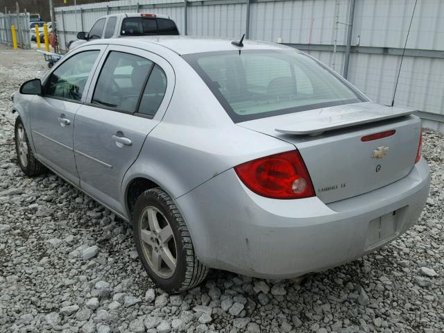 1G1AL58F487191211 - 2008 CHEVROLET COBALT LT SILVER photo 3