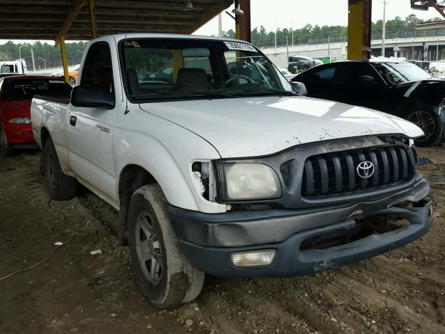 5TENL42N94Z417944 - 2004 TOYOTA TACOMA WHITE photo 1