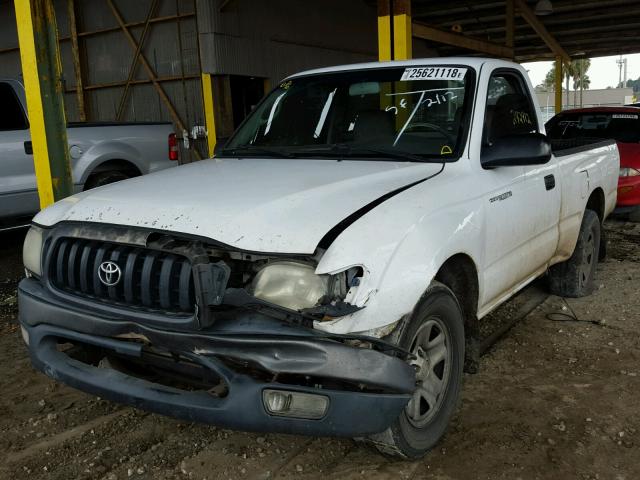 5TENL42N94Z417944 - 2004 TOYOTA TACOMA WHITE photo 2