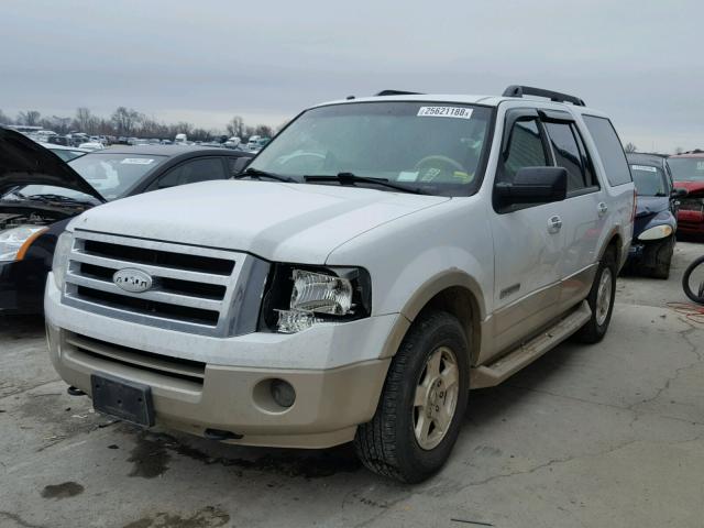 1FMFU18527LA07976 - 2007 FORD EXPEDITION WHITE photo 2