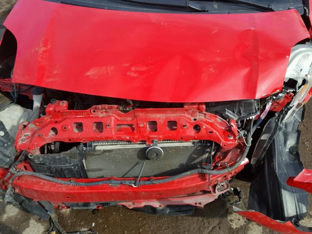 JTDKT903795259373 - 2009 TOYOTA YARIS RED photo 7