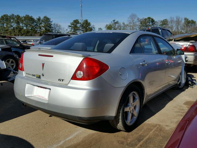 1G2ZH57N094106750 - 2009 PONTIAC G6 GT SILVER photo 4