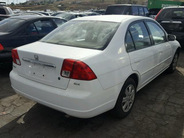 2HGES267X3H519364 - 2003 HONDA CIVIC EX თეთრი ფოტო 4
