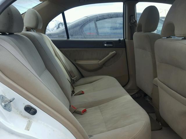 2HGES267X3H519364 - 2003 HONDA CIVIC EX თეთრი ფოტო 6