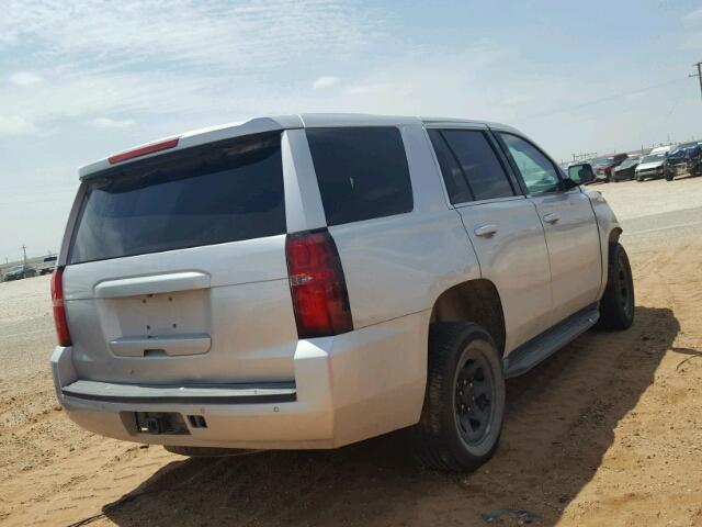 1GNLC2EC4FR575734 - 2015 CHEVROLET TAHOE POLI SILVER photo 4