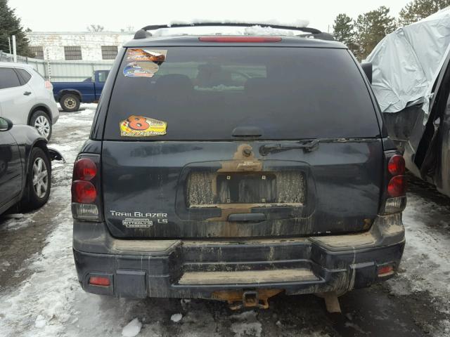 1GNDT13S162108045 - 2006 CHEVROLET TRAILBLAZE GRAY photo 10