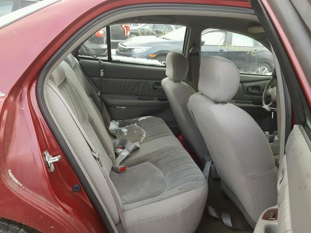 2G4WS52JX41312761 - 2004 BUICK CENTURY CU BURGUNDY photo 6