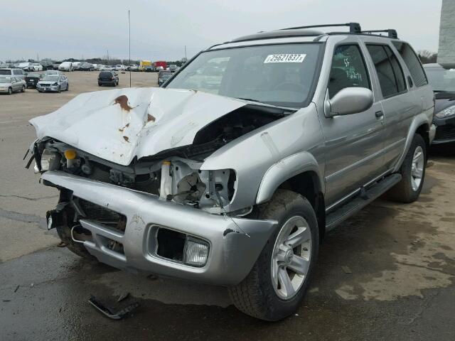 JN8DR09Y93W802973 - 2003 NISSAN PATHFINDER SILVER photo 2