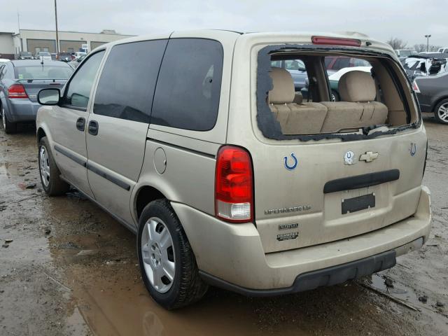 1GNDU23W38D178692 - 2008 CHEVROLET UPLANDER L 金色 照片 3