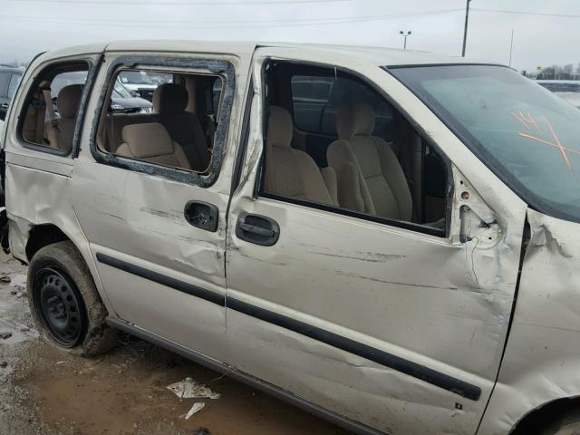 1GNDU23W38D178692 - 2008 CHEVROLET UPLANDER L 金色 照片 9