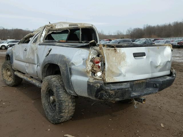 5TEUX42N88Z527616 - 2008 TOYOTA TACOMA ACC GRAY photo 3