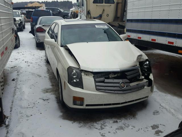 1G6DM577X40104851 - 2004 CADILLAC CTS WHITE photo 1