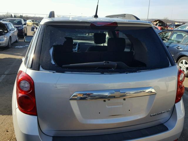 2GNALDECXB1275878 - 2011 CHEVROLET EQUINOX LT SILVER photo 10