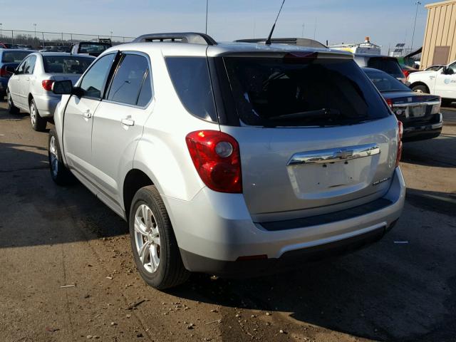 2GNALDECXB1275878 - 2011 CHEVROLET EQUINOX LT SILVER photo 3