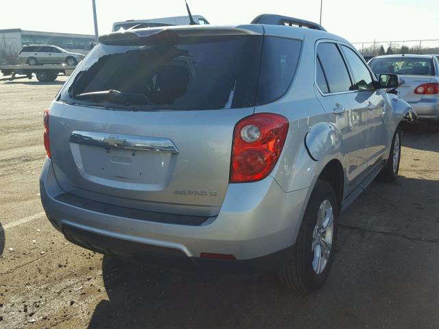 2GNALDECXB1275878 - 2011 CHEVROLET EQUINOX LT SILVER photo 4