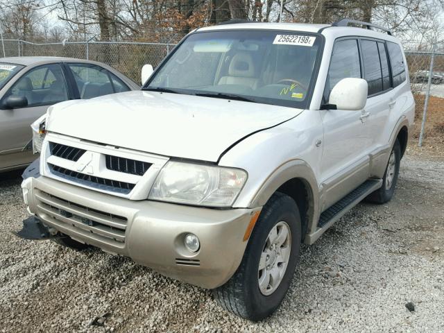 JA4NW51S83J018420 - 2003 MITSUBISHI MONTERO LI WHITE photo 2